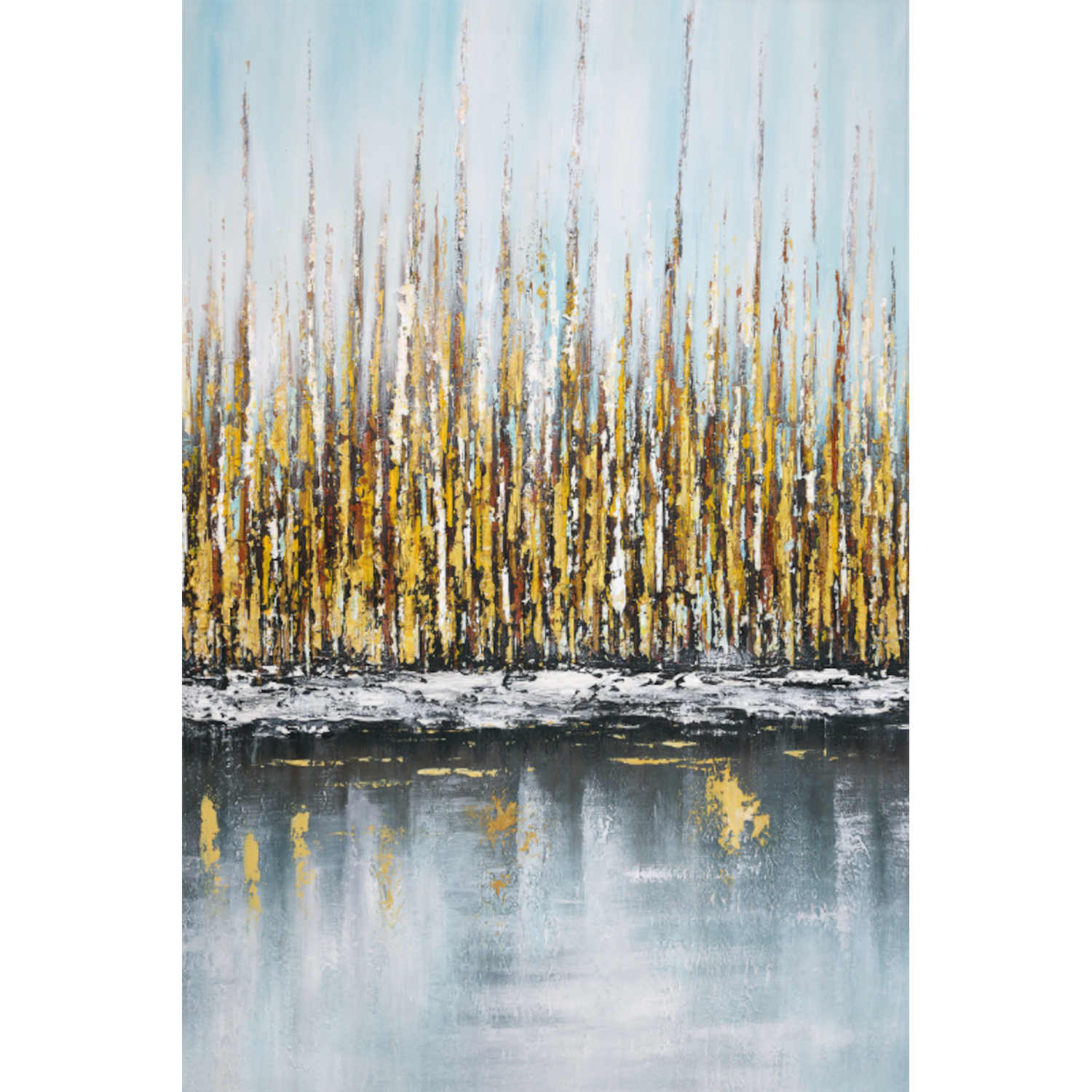 Abstract river reeds |